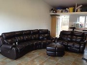  SOFA...Electric reclining sofa set (Full Leather)