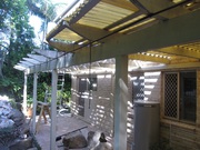 Pergola offered no longer needed ready to assembel.