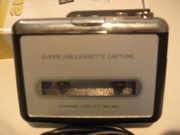 Audio cassette tape converter to MP3 or CD