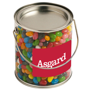 Personalised 900G JELLY BEANS IN A PVC BUCKET | Custom Jelly Bags