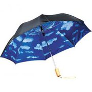 Shop Custom Printed Blue Skies Auto Open Folding Umbrella At Vivid Pro