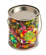 Buy Promotional Big PVC Bucket Filled With Chocolate Eclairs 450g